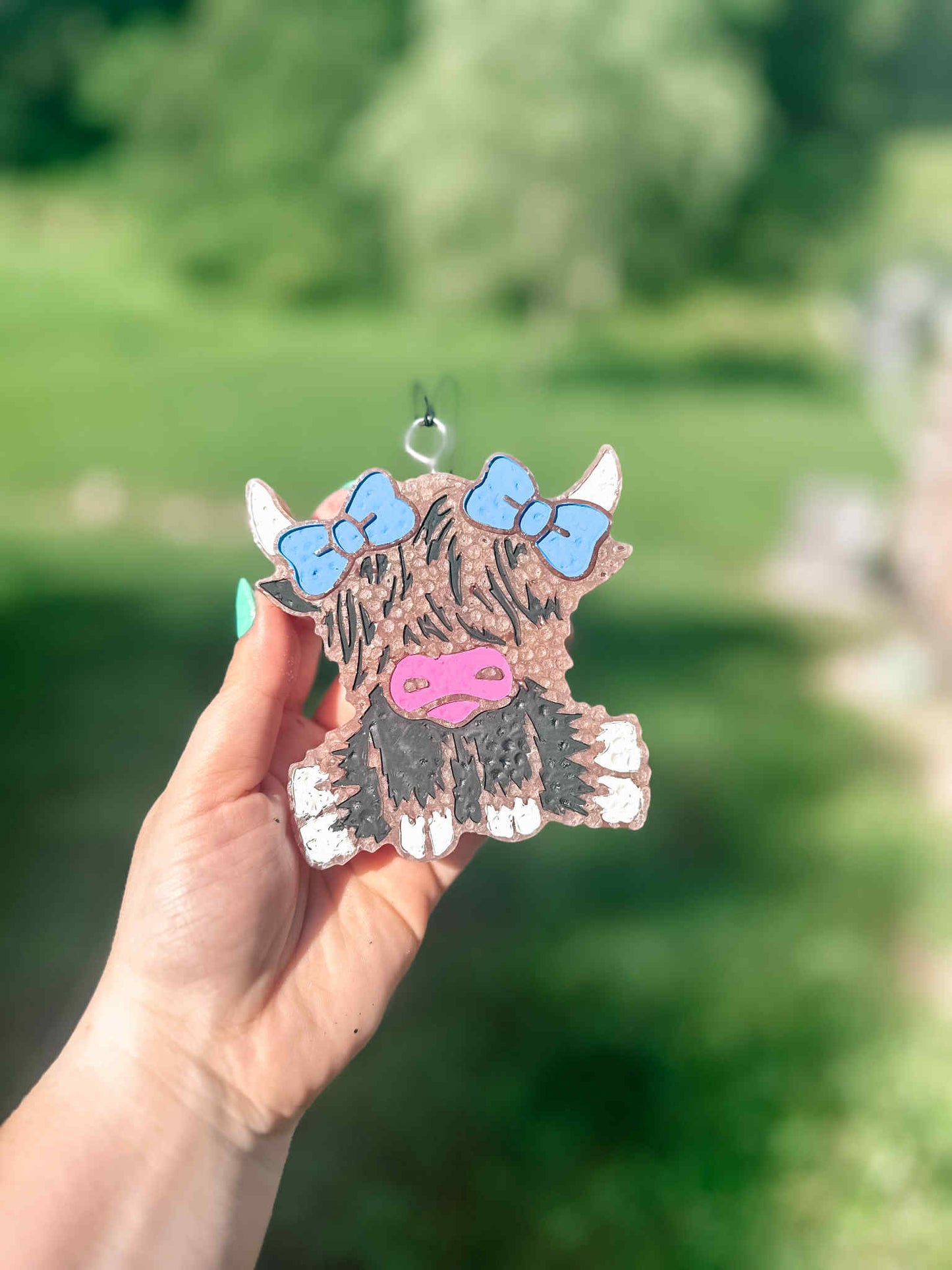 Highland Cow with Bows