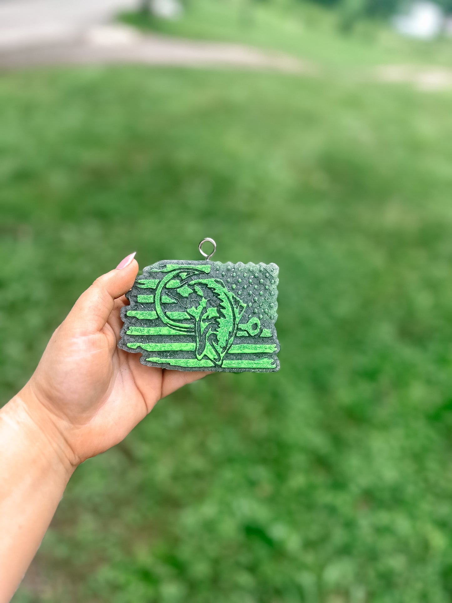 Flag w Fish & Hook
