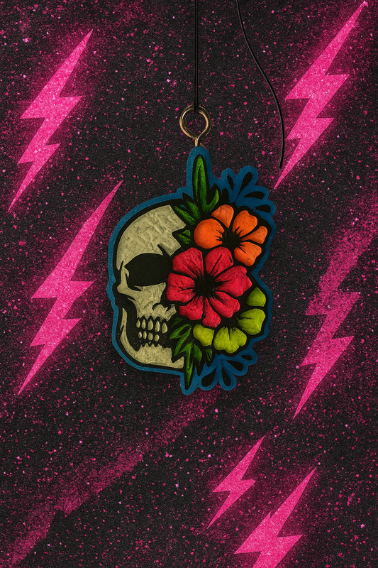 Floral Skull Freshie